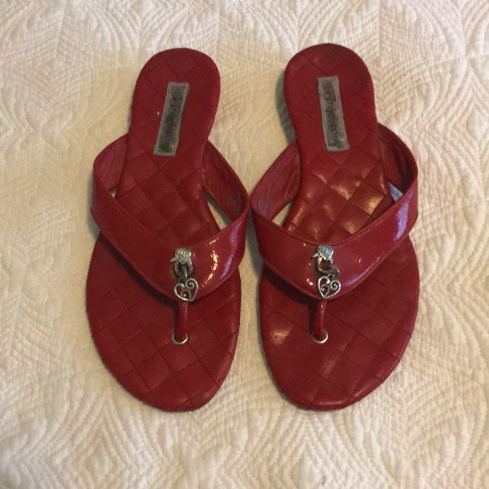 Brighton red sandals